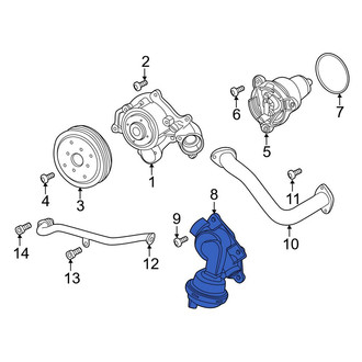 Audi OE - HVAC Heater Control Valve