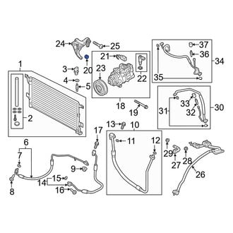 Audi OE - A/C Compressor Bolt Sleeve