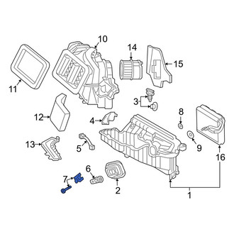 Audi OE - A/C Expansion Valve Bracket
