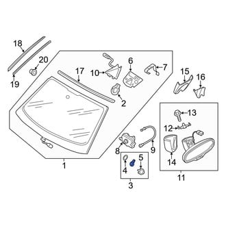 Audi OE - Front Rain Sensor