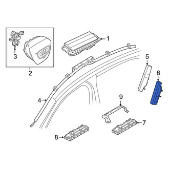 Audi OE - Rear Right Seat Air Bag