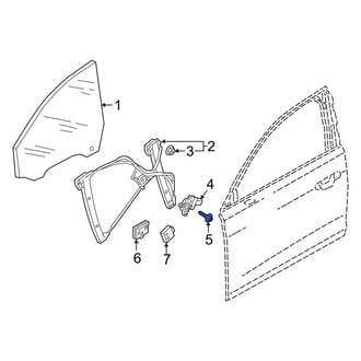 Audi OE - Front Window Regulator Motor Bolt