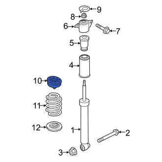 Audi OE - Rear Upper Coil Spring Retainer