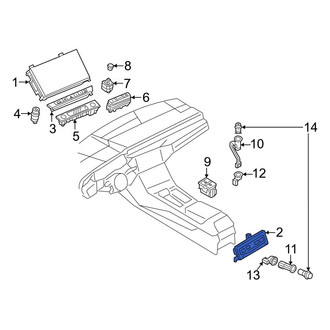 Audi OE - HVAC Temperature Control Panel