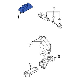 Audi OE - Tire Pressure Monitoring System (TPMS) Sensor
