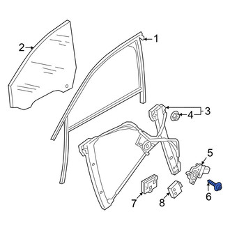 Audi OE - Front Window Regulator Motor Bolt