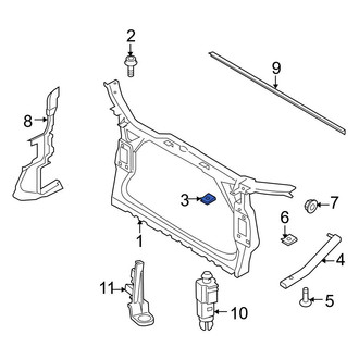Audi OE - Radiator Support Panel Nut