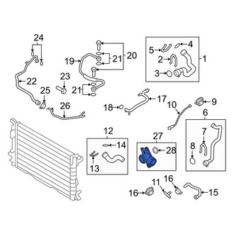Audi OE - Engine Coolant Outlet Flange