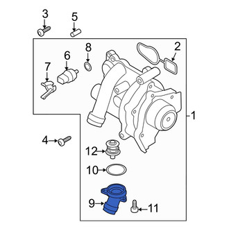 Audi OE - Engine Coolant Thermostat Housing