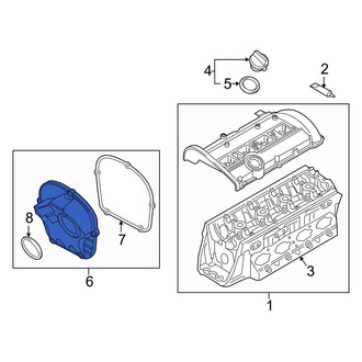 Audi OE - Upper Engine Timing Cover