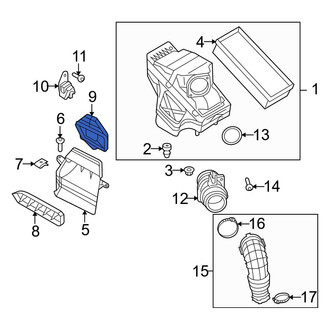 Audi OE - Engine Air Intake Hose Adapter