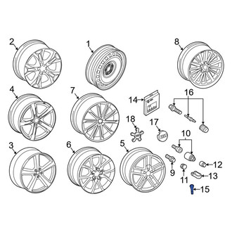 Audi OE - Tire Valve Stem