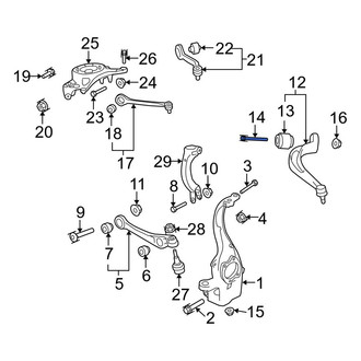 Audi OE - Suspension Control Arm Bolt