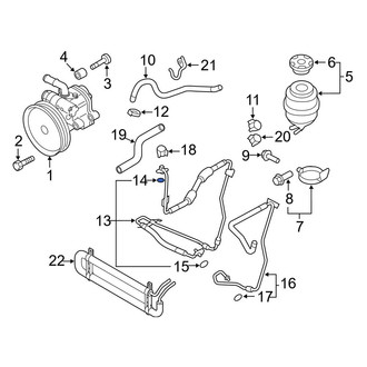 Audi OE - Power Steering Hose O-Ring