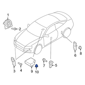 Audi OE - Air Bag Control Module Nut