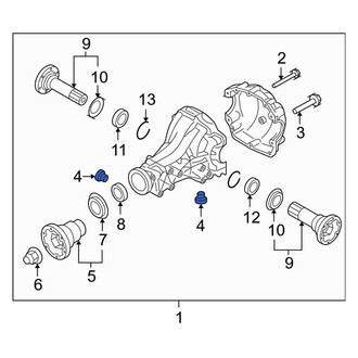 Audi OE - Differential Housing Fill Plug