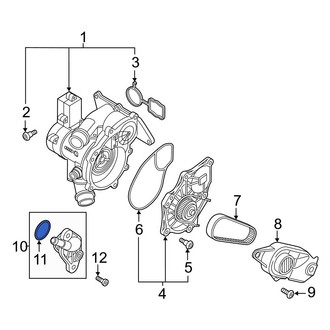 Audi OE - Engine Coolant Water Outlet Seal