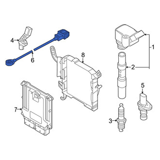 Audi OE - Ignition Knock (Detonation) Sensor
