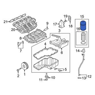 Audi OE - Engine Oil Filter Housing