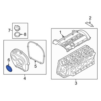 Audi OE - Engine Timing Cover Seal