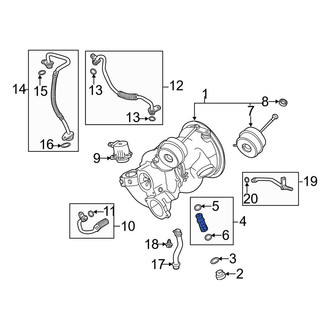 Audi OE - Turbocharger Boost Pressure Relief Valve