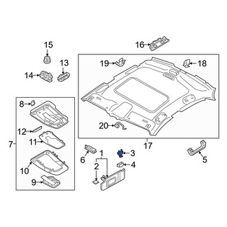 Audi OE - Sun Visor Holder