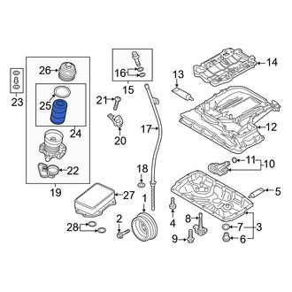Audi OE - Engine Oil Filter Element