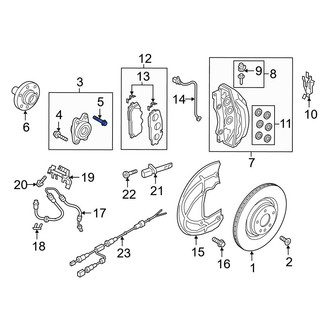 Audi OE - Front CV Joint Bolt