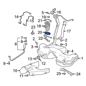 Audi OE - Fuel Pump Tank Seal