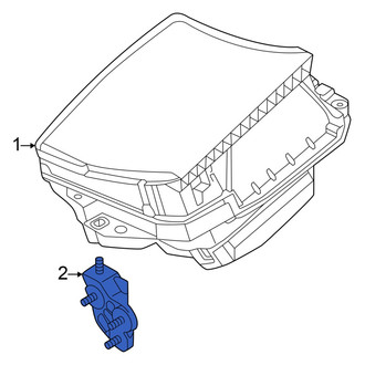Audi OE - Left Heads Up Display Assembly Bracket