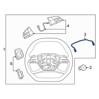 Audi OE - Steering Wheel Wiring Harness