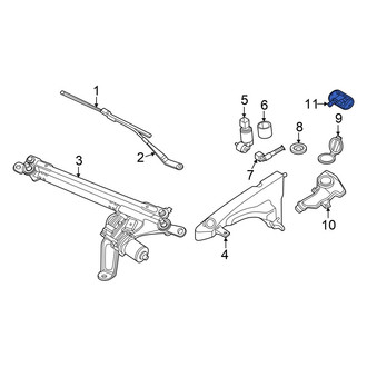 Audi OE - Front Right Windshield Washer Nozzle