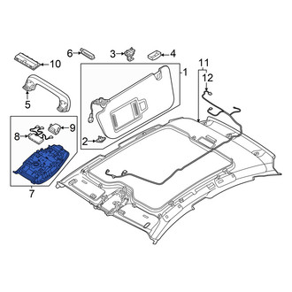 Audi OE - Upper Overhead Console