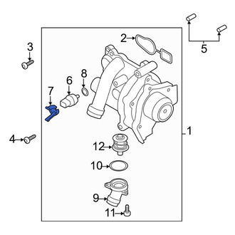 Audi OE - Engine Coolant Temperature Sensor Clip