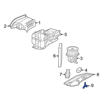 Audi OE - Cabin Air Filter Cover Screw