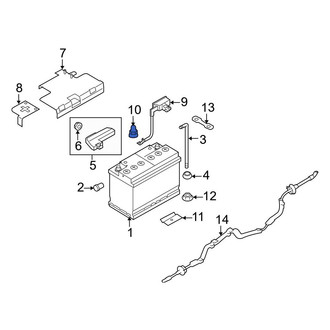 Audi OE - Battery Current Sensor Nut