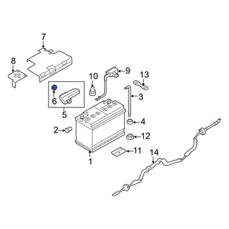 Audi OE - Battery Current Sensor Nut