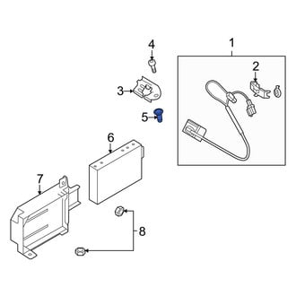 Audi OE - License Plate Bracket Clip