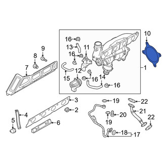 Audi OE - Turbocharger Gasket