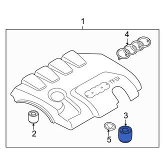 Audi OE - Engine Cover Clip