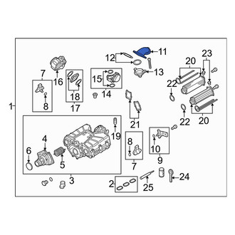 Audi OE - Engine Air Intake Hose