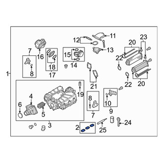 Audi OE - Supercharger Gasket