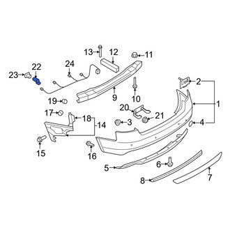Audi OE - Rear Parking Aid Sensor