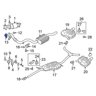 Audi OE - Exhaust Pipe Flange Gasket