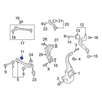 Audi OE - Suspension Control Arm Nut