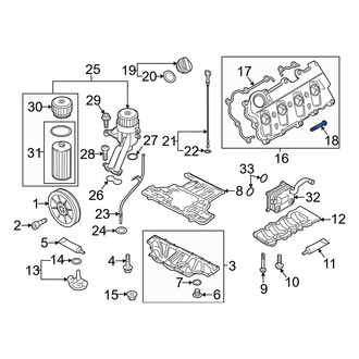 Audi OE - Engine Valve Cover Bolt