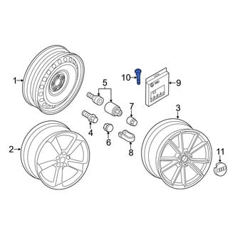 Audi OE - Tire Valve Stem