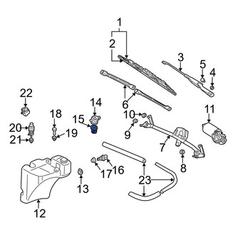 Audi OE - Front Washer Fluid Strainer