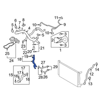 Audi OE - Engine Coolant Pipe
