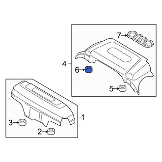 Audi OE - Engine Cover Clip